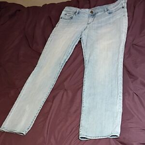 Kut from the Kloth Light Wash Straight Leg Jeans